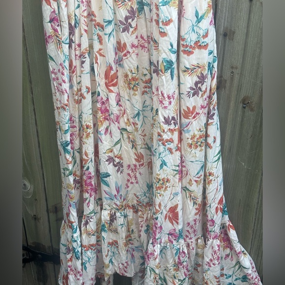 Torrid Floral Boho Gypsy Maxi Dress Lace Spring Summer Women’s Plus Sz 1X - Picture 5 of 8